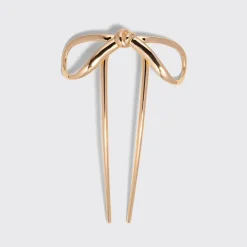 Metal Bow French Hair Pin Gold Haarspangen & -Clips