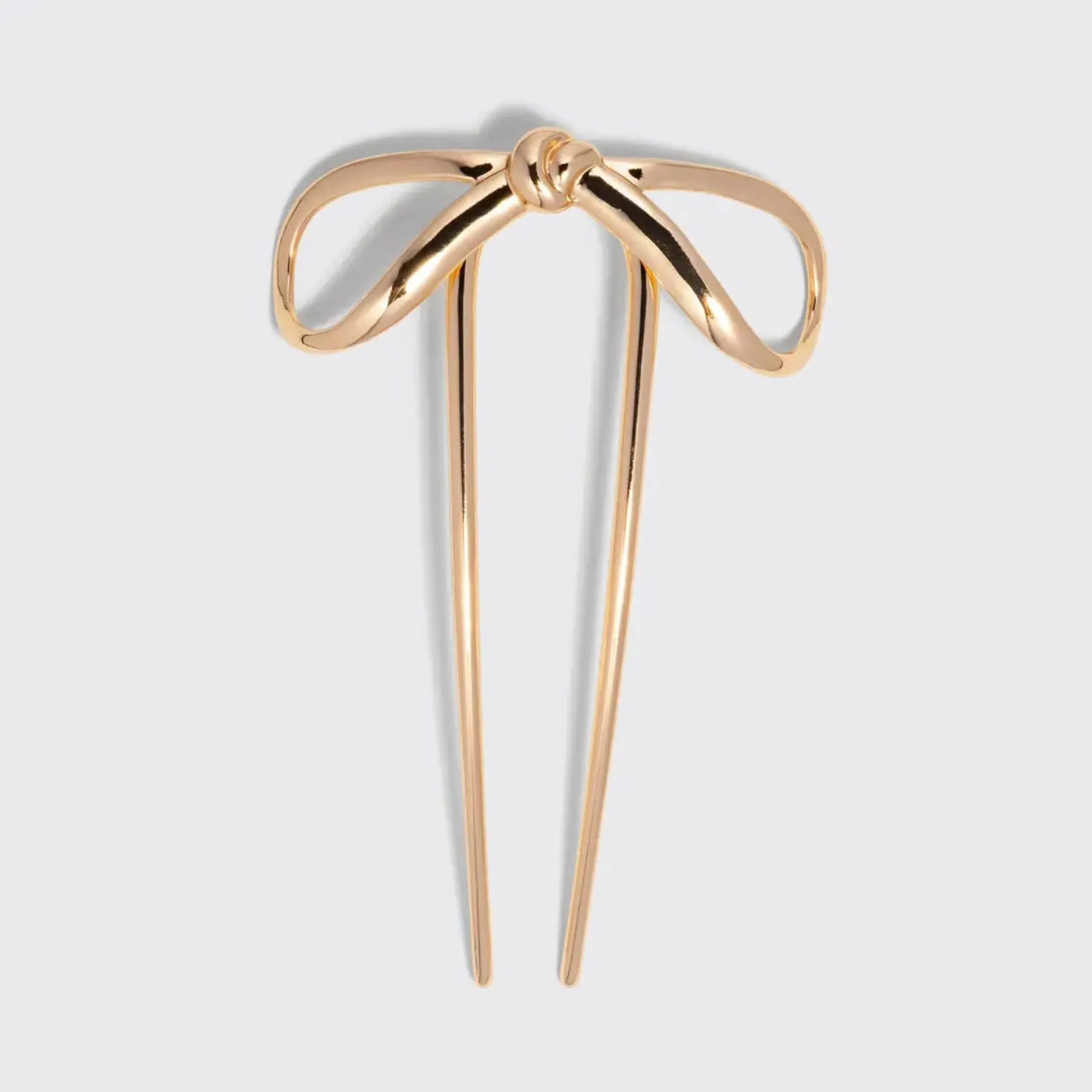 Metal Bow French Hair Pin Gold Haarspangen & -Clips