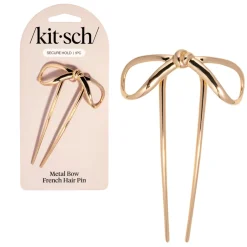 Metal Bow French Hair Pin Gold Haarspangen & -Clips