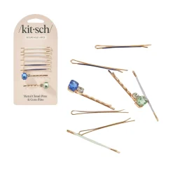 Metal Cloud & Gem Pins Set Garden Bouquet Haarpflege-Routinen & Sets|Haarspangen & -Clips