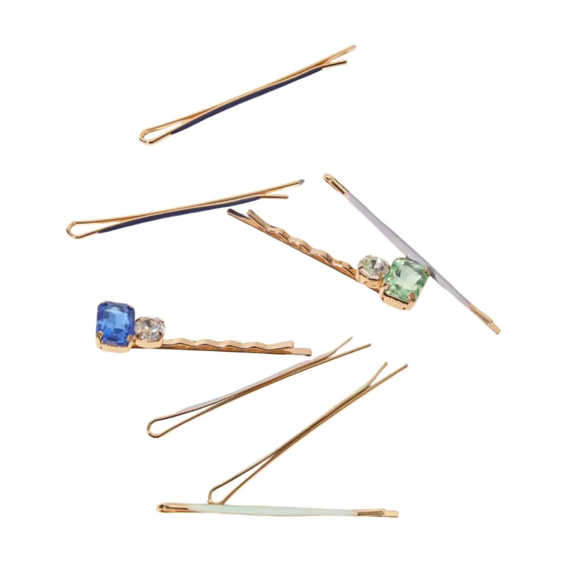 Metal Cloud & Gem Pins Set Garden Bouquet Haarpflege-Routinen & Sets|Haarspangen & -Clips