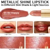 Sale Metallic Shine Lipstick 05 Be Happy Lippenstift|Veganer Lippenstifte