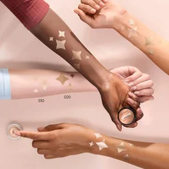 Metallic Spark Cream Eyeshadow 010 Champagne Chic Lidschatten|Vegane Lidschatten