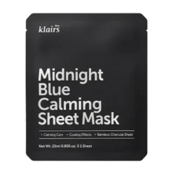 Clearance Midnight Blue Calming Sheet Mask Hauptzutat|Vegan Pflege