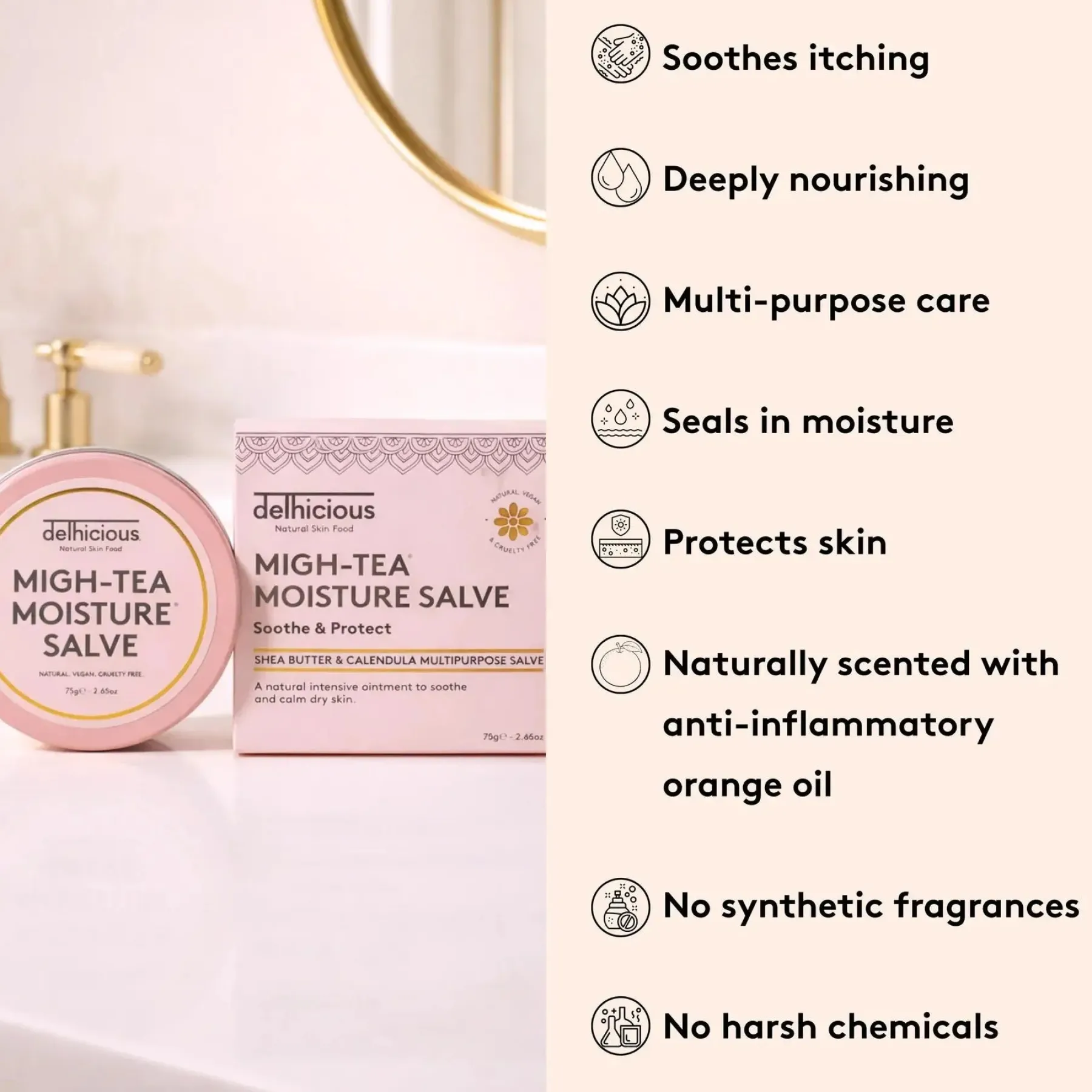 Online Migh-Tea Moisture Salve Vegan Pflege|Feuchtigkeitscremes