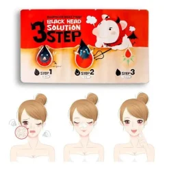 Hot Milky Piggy Black Head 3 Step Solution Clean Beauty|Vegan Pflege