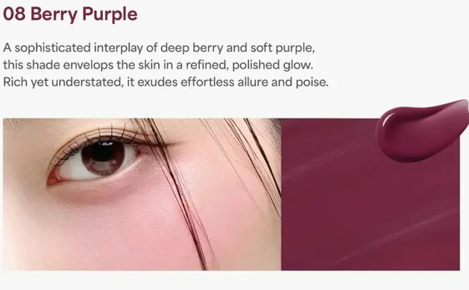 Sale Moist Ampoule Blusher Berry Purple Rouge|Korean Makeup