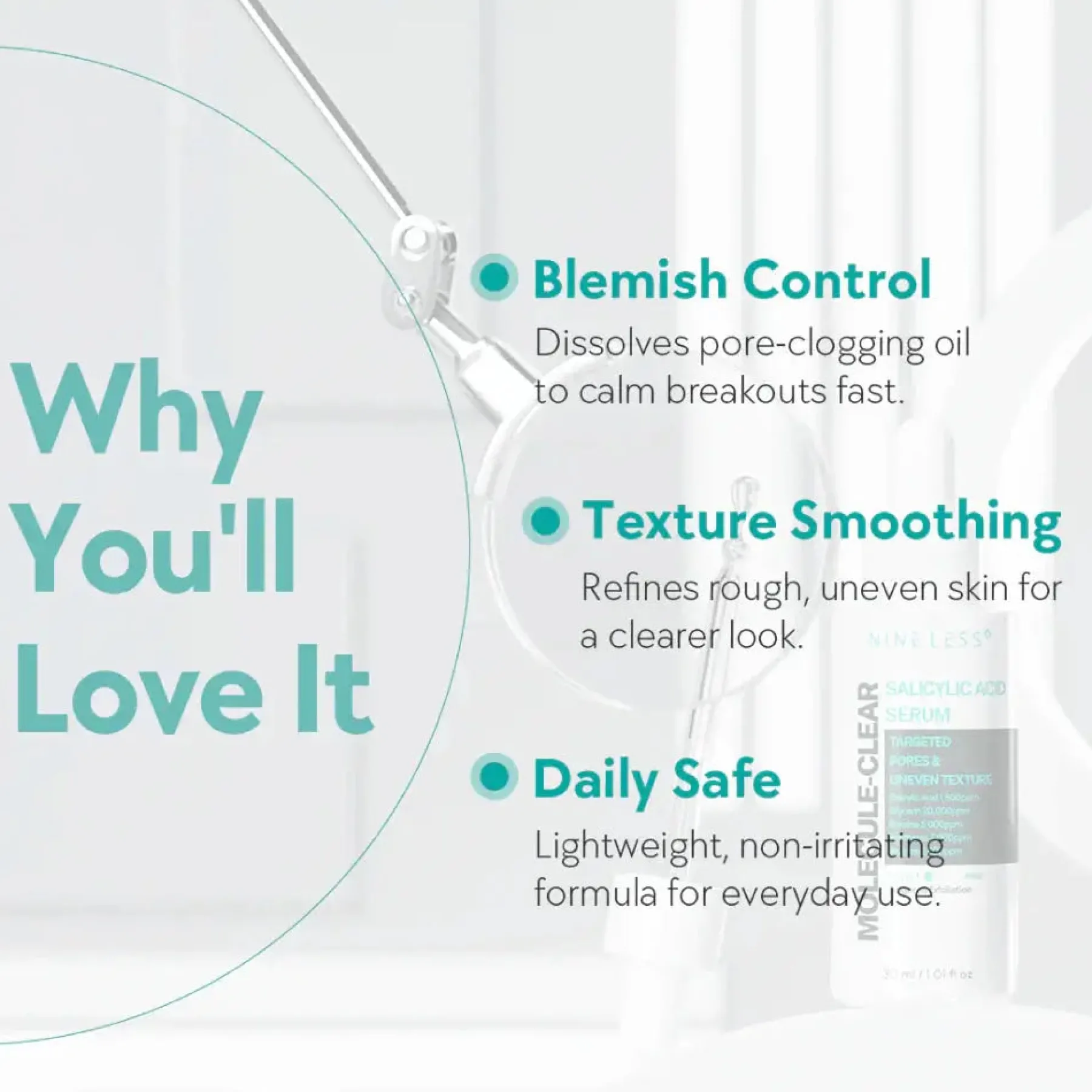 Best Molecule-Clear Salicylic Acid Serum Alle Korean Skincare|Problemlösende Seren