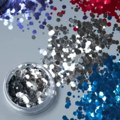 Clearance Moon Glitter Chunky Glitter Silver Glitzer