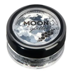 Clearance Moon Glitter Chunky Glitter Silver Glitzer