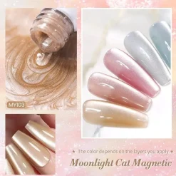 Clearance Moonlight Cat Magnetic Gel MY103 Veganer Nagellack|Cat Eye Gellack