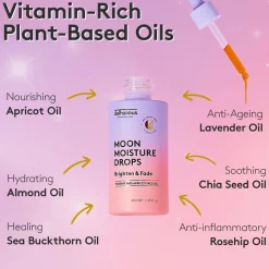 Online Moon Moisture Drops Face Oil Vegan Pflege|Problemlösende Seren