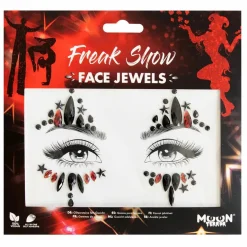 New Moon Terror Halloween Face Jewels Freak Show Face Jewels