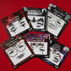 Clearance Moon Terror Halloween Face Jewels Sugar Skull Face Jewels