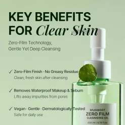 Best Mugwort Zero Film Cleansing Oil Hauptzutat|Reinigungsmittel
