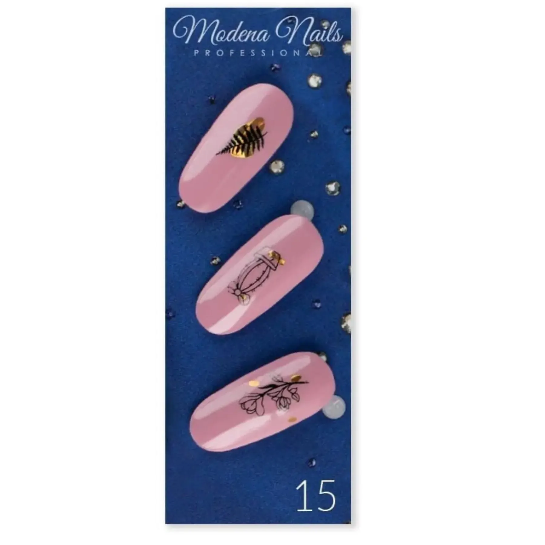Best Nail Art Gold Glam Stickers 15 Nagelkunst
