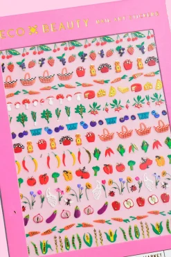 Best Nail Art Stickers Farmer's Market Veganer Nagellack|Nagelkunst