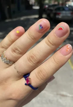 Sale Nail Art Stickers Fruit Salad Veganer Nagellack|Nagelkunst