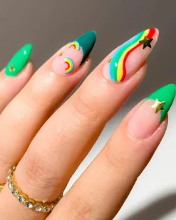 New Nail Art Stickers Lucky Charm Veganer Nagellack|Nagelkunst