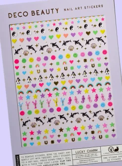 New Nail Art Stickers Lucky Charm Veganer Nagellack|Nagelkunst