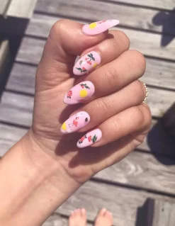 Nail Art Stickers Pink Pony Veganer Nagellack|Nagelkunst