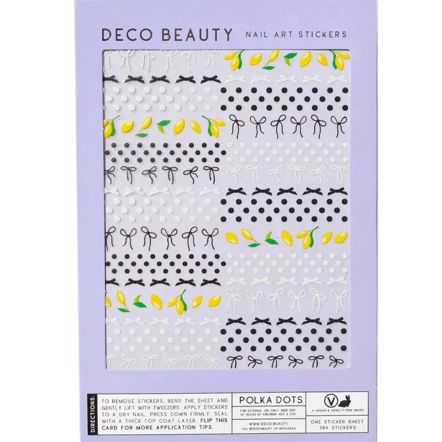 Best Nail Art Stickers Polka Dots Veganer Nagellack|Nagelkunst