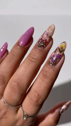 Sale Nail Art Stickers Wildflower Veganer Nagellack|Nagelkunst