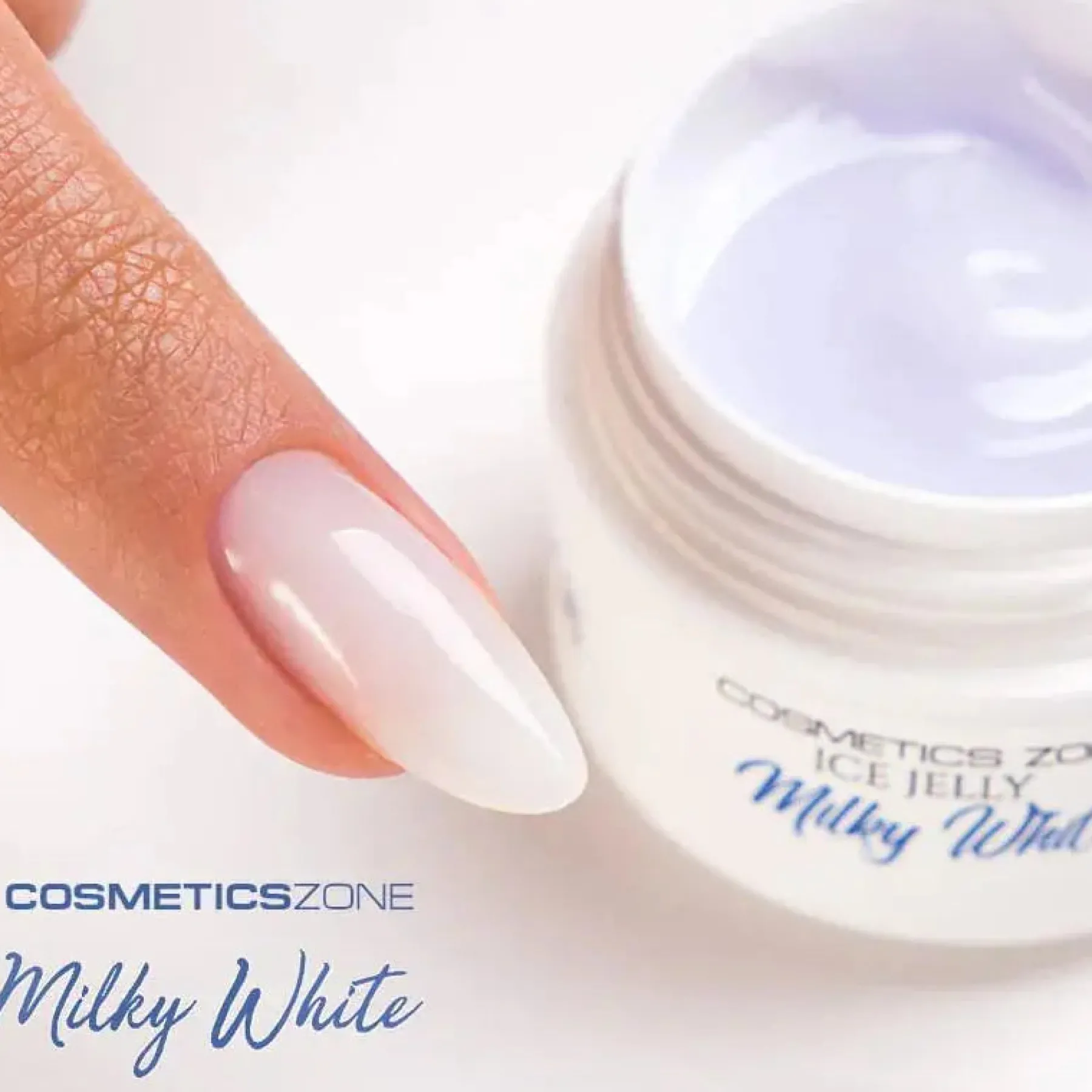 Outlet Nail Extension Gel UV/LED Ice Jelly Milky White 15ml 4. Builder Gels|Veganer Nagellack