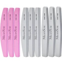New Nail Files and Buffers Set 100/180 Grit 9Pcs 1. Nagels Voorbereiden|1. Nagels Voorbereiden