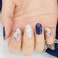 Best Nail Strips Starry Night 3. Nail Wraps