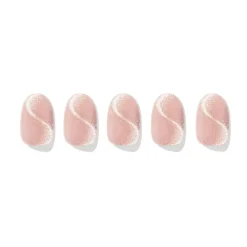 Best Nail Strips Wave Pink Magnet 3. Nail Wraps