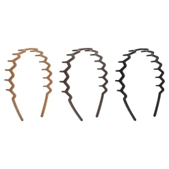 Sale Neutral Zig Zag Headbands Set Matte Stirnbänder