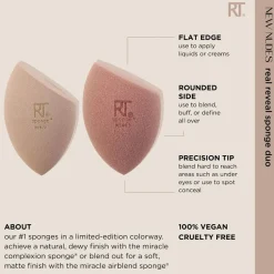 Best New Nudes Real Reveal Sponge Duo Tön Mehr|Make-Up Schwämme