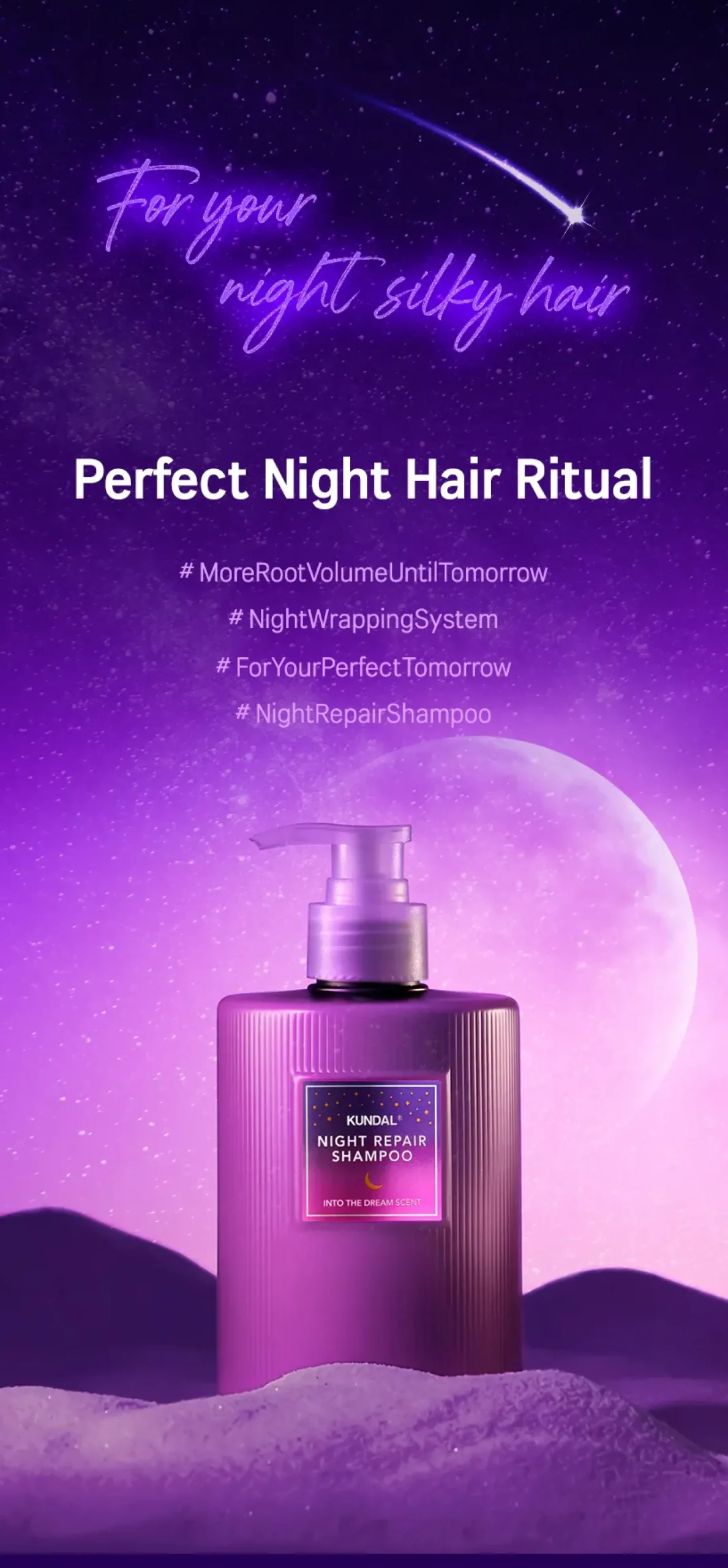 Clearance Night Repair Shampoo Into The Dream Korean Haarpflege|Hauptzutat