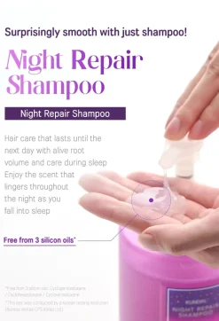 Clearance Night Repair Shampoo Into The Dream Korean Haarpflege|Hauptzutat