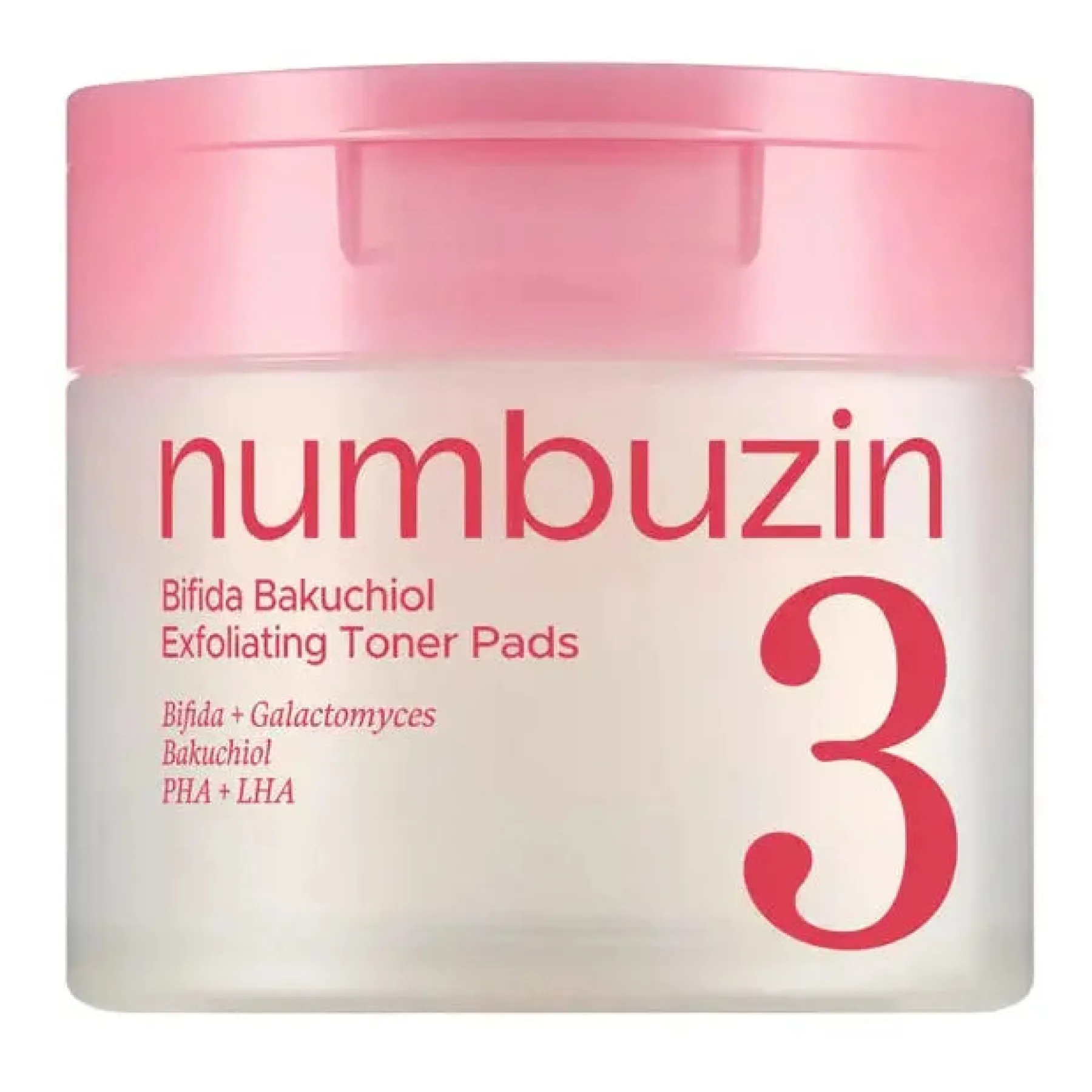 Outlet No.3 Bifida Bakuchiol Exfoliating Toner Pads Hauptzutat|Toner Pads