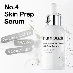 Sale No.4 Ceramide AHA Glazed Skin Prep Serum Alle Korean Skincare|Problemlösende Seren