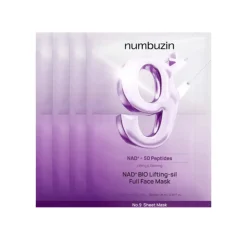 No.9 NAD Bio Lifting Full Cover Facial Mask 4-Pack Hauptzutat|Korean Skincare Routine