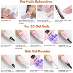 Outlet Non-Stick Hands Solid Builder Gel Kit Nagelkunst