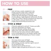 Best Non-UV Gel Wraps Fatal Kiss 3. Nail Wraps
