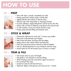 Best Non-UV Gel Wraps Fatal Kiss 3. Nail Wraps