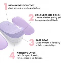 Discount Non-UV Gel Wraps Icy Luxe 3. Nail Wraps|Veganer Nagellack