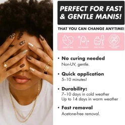 Discount Non-UV Gel Wraps Icy Luxe 3. Nail Wraps|Veganer Nagellack
