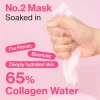 Hot No.2 Rose PDRN Overnight Collagen Mask 4-Pack Alle Korean Skincare|Gesichtsmasken
