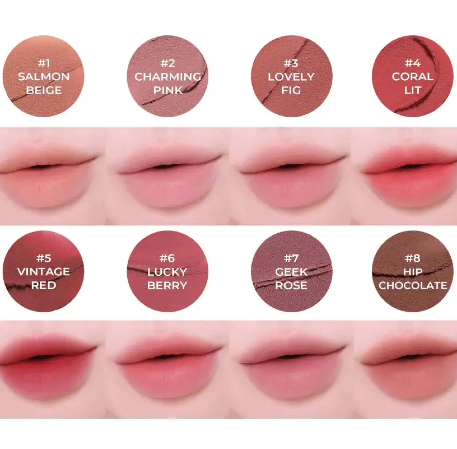 Outlet Nude Blur Tint 02 Charming Pink Lippenstift|Korean Makeup