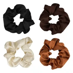 Online Nude Satin Scrunchies Set Haarpflege-Routinen & Sets|Haargummis