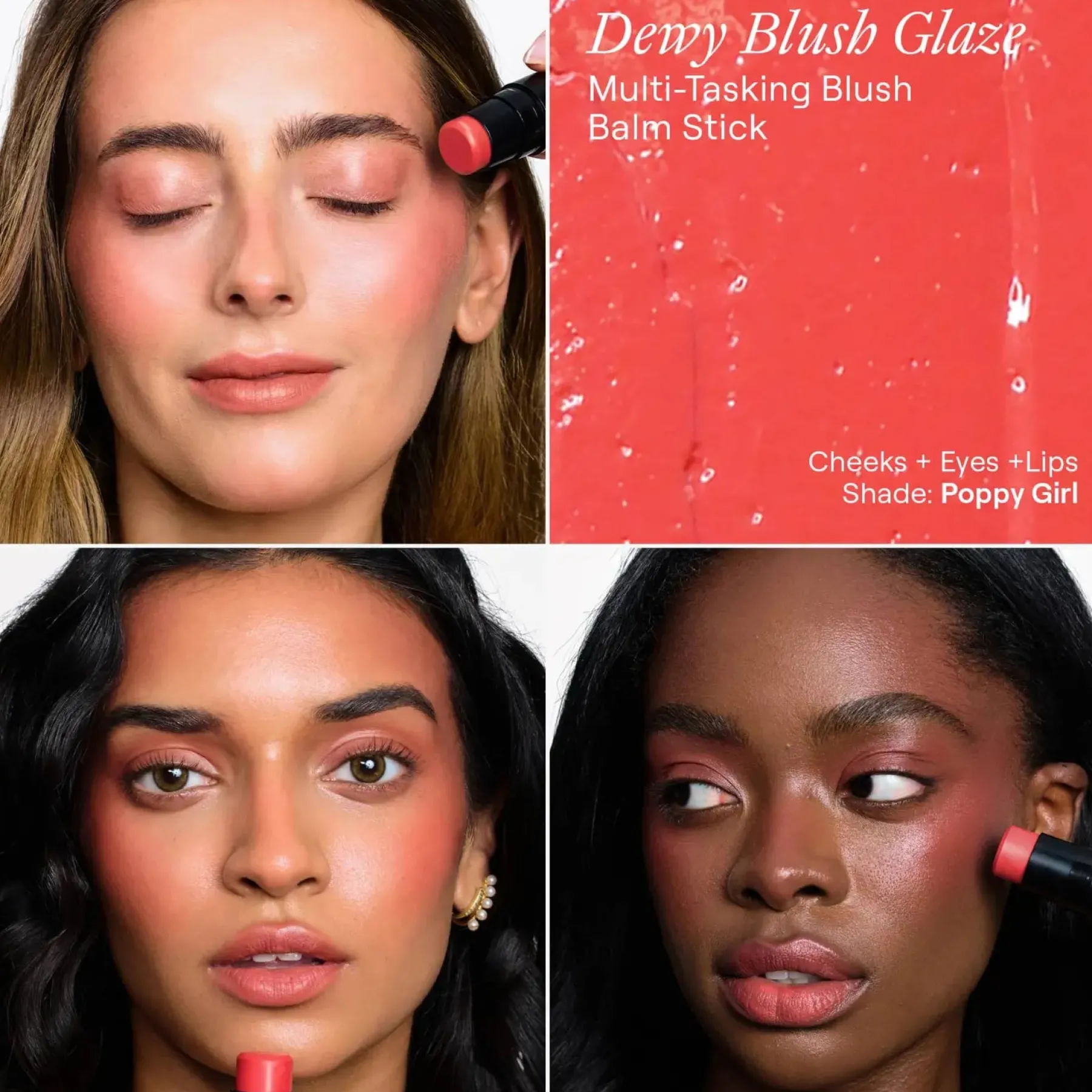 New Nudies Bloom All Over Dewy Poppy Girl Rouge