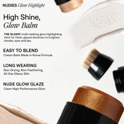 Hot Nudies Glow Highlighter Stick Illumi-Naughty Highlighter|Vegan Highlighter