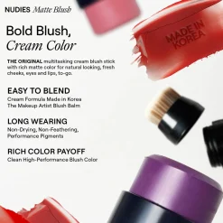 Nudies Matte Blush Stick In The Nude Rouge