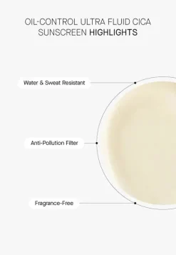 Outlet Oil-Control Ultra Fluid Cica Sunscreen Vegan Pflege|Hauptzutat